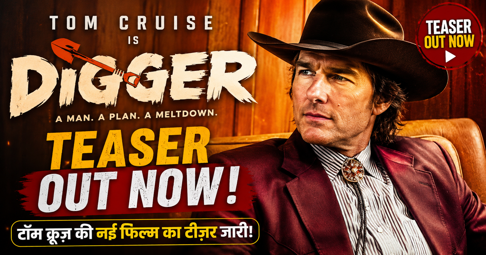 Tom Cruise New Movie: क्या टॉम क्रूज बनने जा रहे हैं विलेन? 'Digger' के पहले टीज़र ने उड़ाए फैंस के होश!